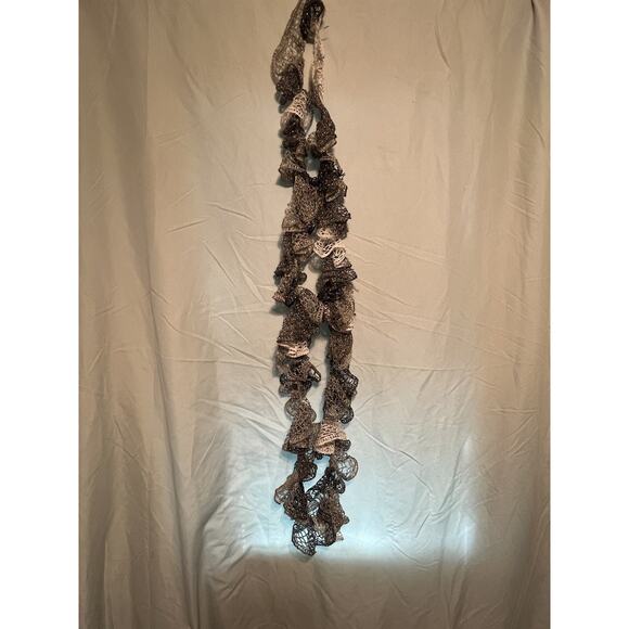 Vince Camuto Black And White Tuxedo Top With Scarf Women’s Size S - Picture 5 of 6